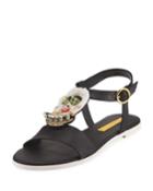 La Fargo Beaded Leather