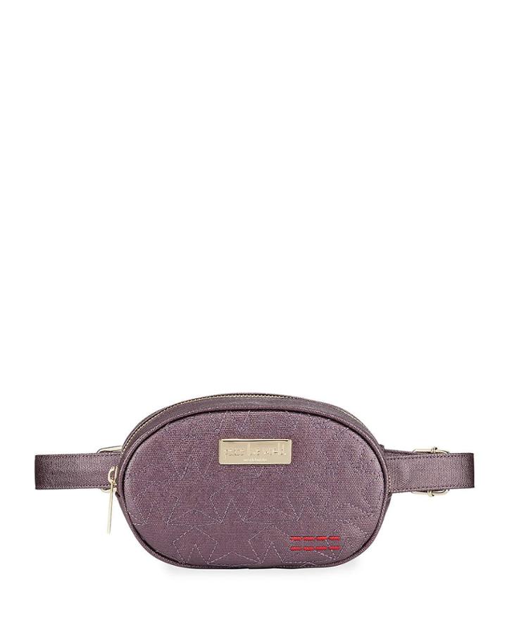 Metallic Canvas Belt Bag