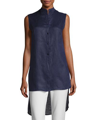 Linen Sleeveless Tunic