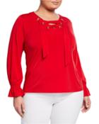 Plus Size Bell Sleeve