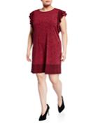 Plus Size Flutter-sleeve