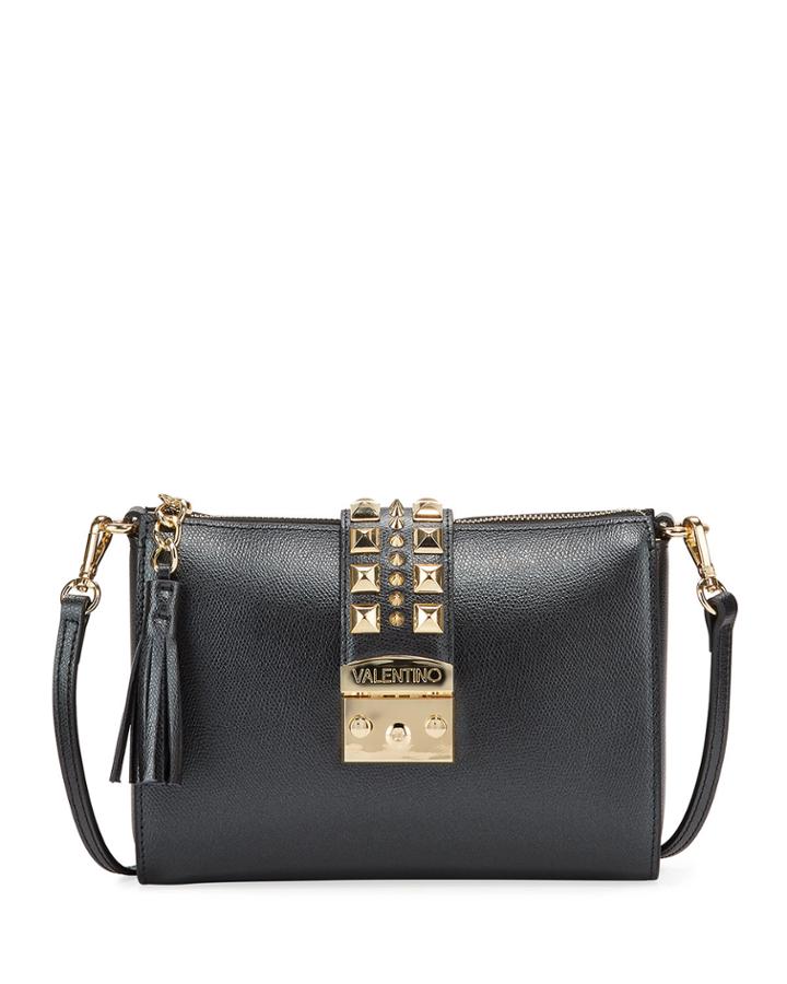Coline Metallic Studded Crossbody Bag