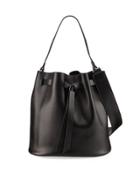 Adele Large Leather Bucket Bag