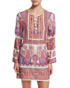 Gypsy Queen Printed Tunic Coverup