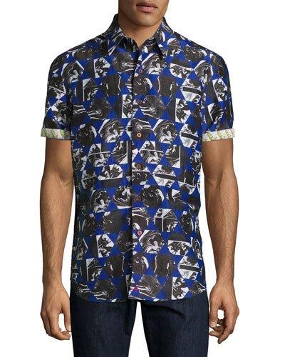 Ocean Depths Short-sleeve Printed