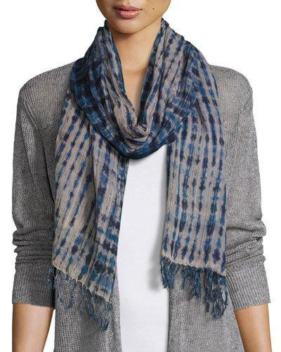 Airy Linear Shibori Scarf,