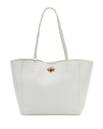 Emma Large Scallop Tote Bag