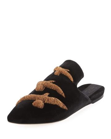 Gabbiano Embroidered Velvet