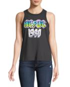 Ac/dc 1980 Band Tour Graphic Tank