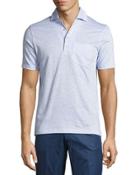 Cotton-linen Melange Pique Polo
