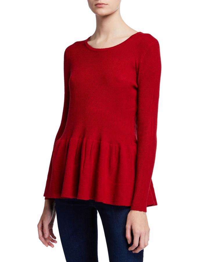 Peplum-hem