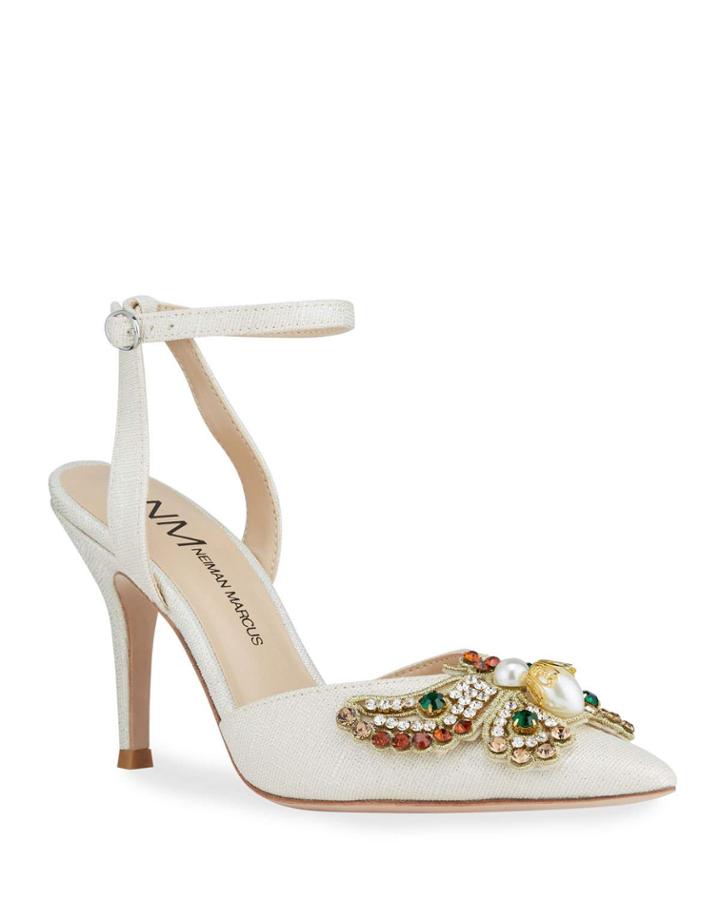Basima Stiletto Butterfly Pumps