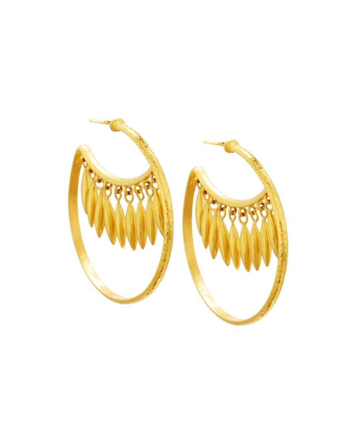 Gold Hoop Earrings,
