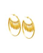 Gold Hoop Earrings,