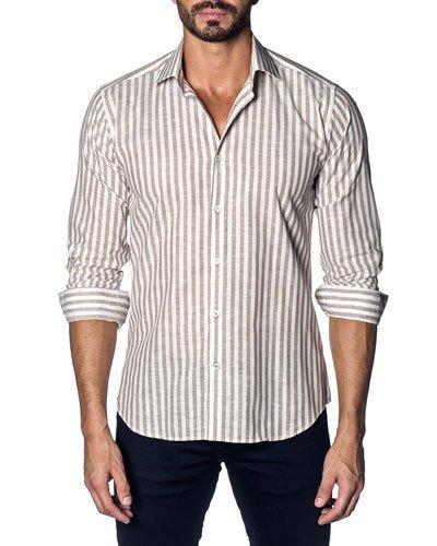 Semifitted Striped