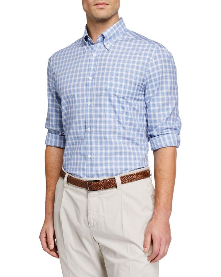 Men's Cotton-twill Check