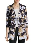 Helene 3/4-sleeve Printed Jacket,