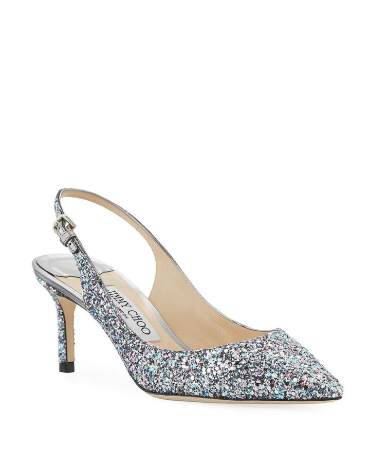 Erin Slingback Glitter Pumps