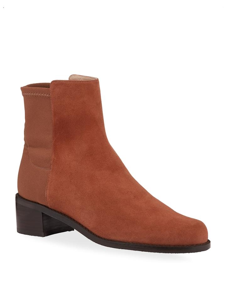 Easyon Reserve Suede & Gabardine Booties