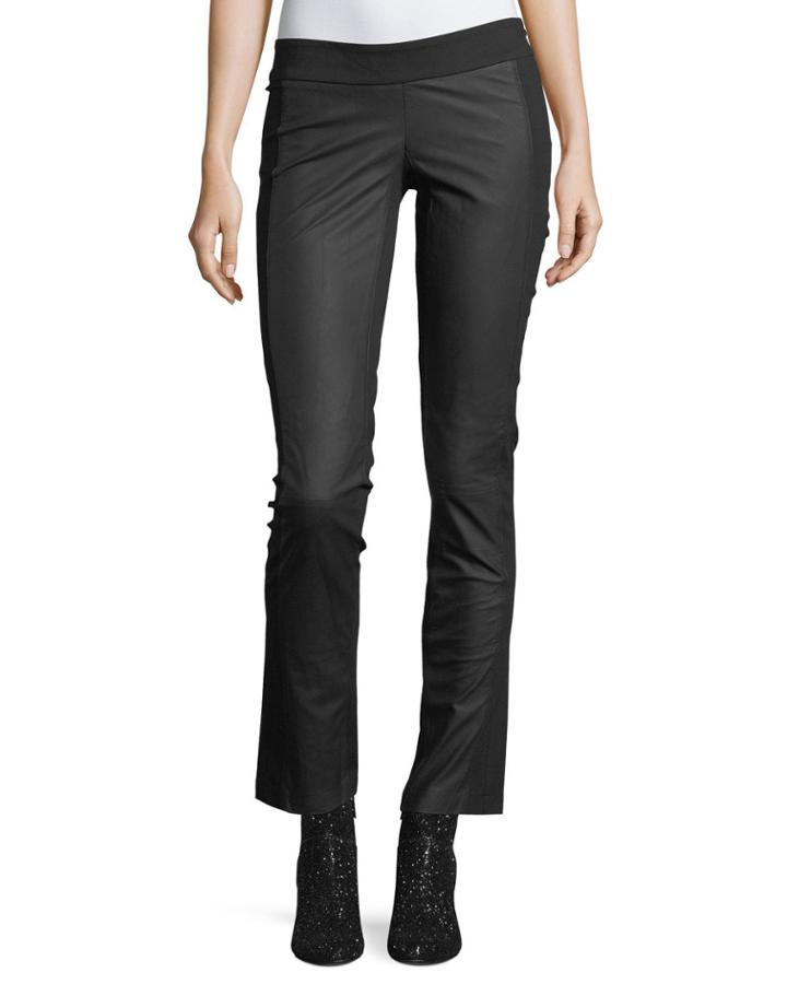 Valery Straight-leg Leather