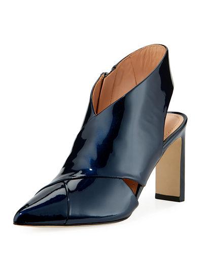 Halima Pointy-toe Patent Pump