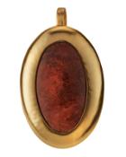 Baby Crush Red Jasper Pendant