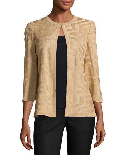 Chevron Knit Jacket,