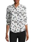 Pinwheel Long-sleeve Top, Chalk Combo