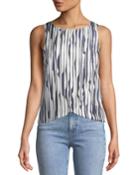 Mintorey Broken-stripe Twill Tank Top