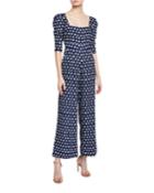 Polka Dot Wide-leg Jumpsuit