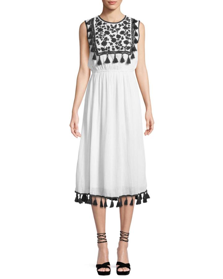 Tassel & Embroidered