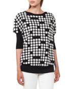 Punto Dot Jacquard Wool
