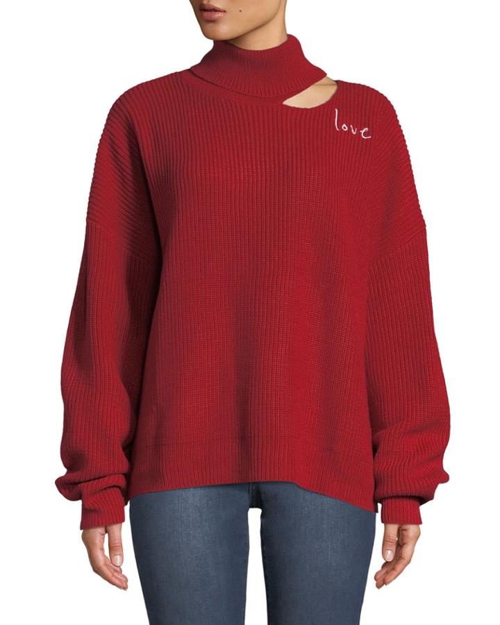 Martica Cutout Turtleneck