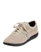 Bria Perforated Lace-up Sneaker, Rainy Day