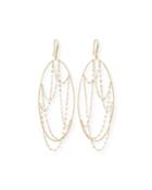 Large Oval Glimmer Earrings