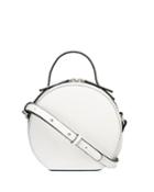 Fifi Lizard Embossed Mini Hat Box Bag With Crossbody