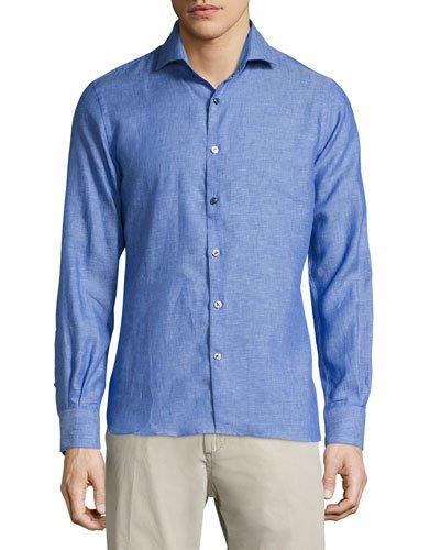 Tailored-fit Solid Linen