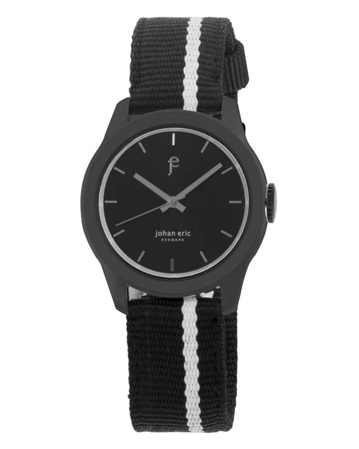 Men's Naestved Quartz Black Canvas