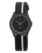Men's Naestved Quartz Black Canvas