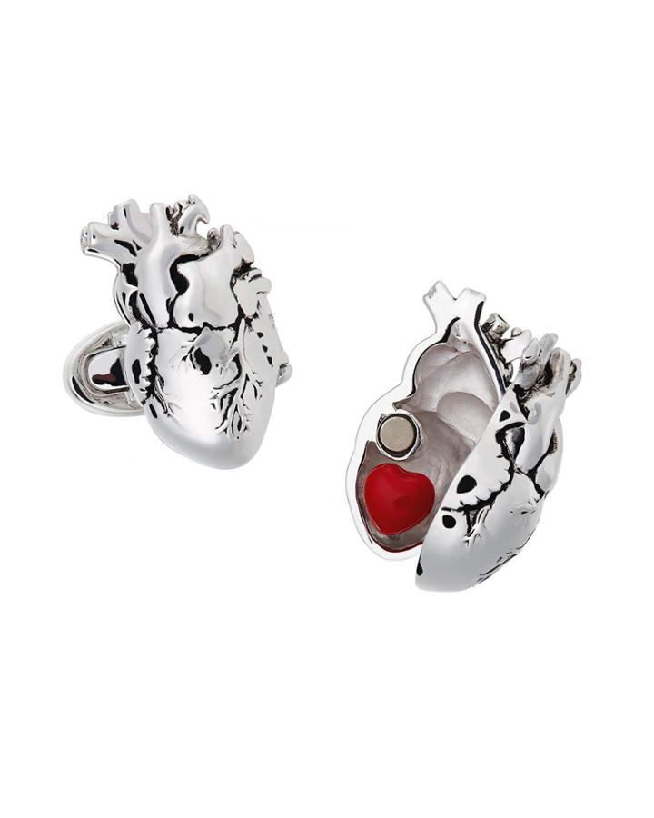 Anatomical Heart Cufflinks
