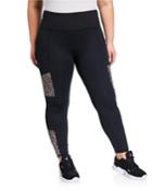 Plus Size Clement Leopard-inset