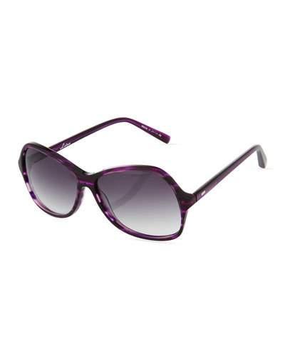 Lotus Round Sunglasses, Deep