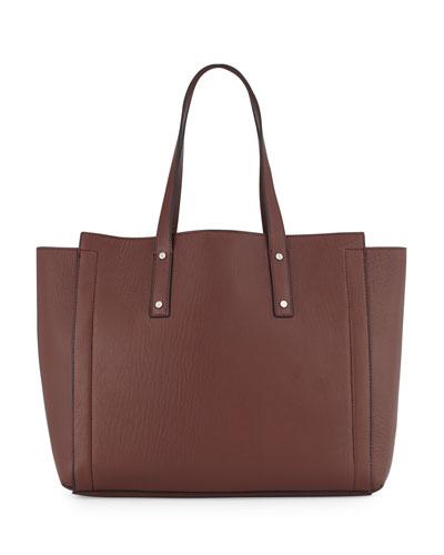 Soho Leather Tote Bag, Oxblood