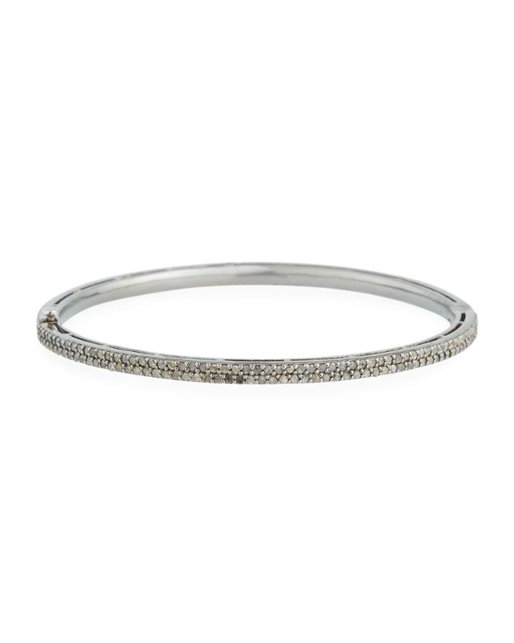 Champagne Diamond Pave Bangle
