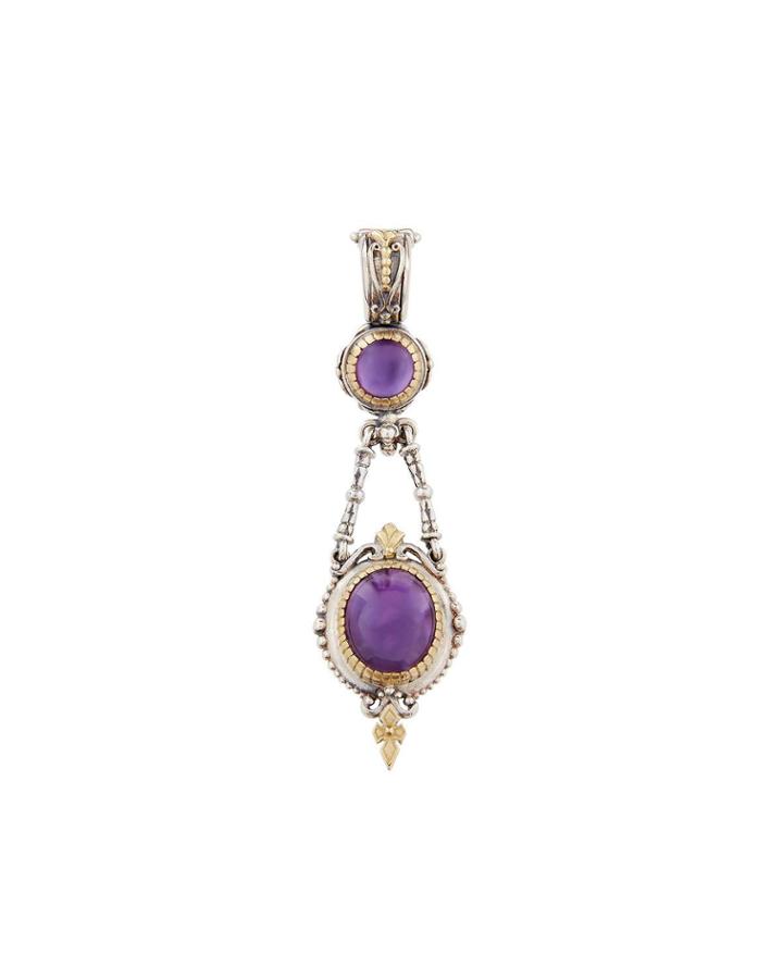 Amethyst Dblt Pendant