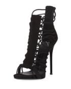 Caged Suede High Dressy