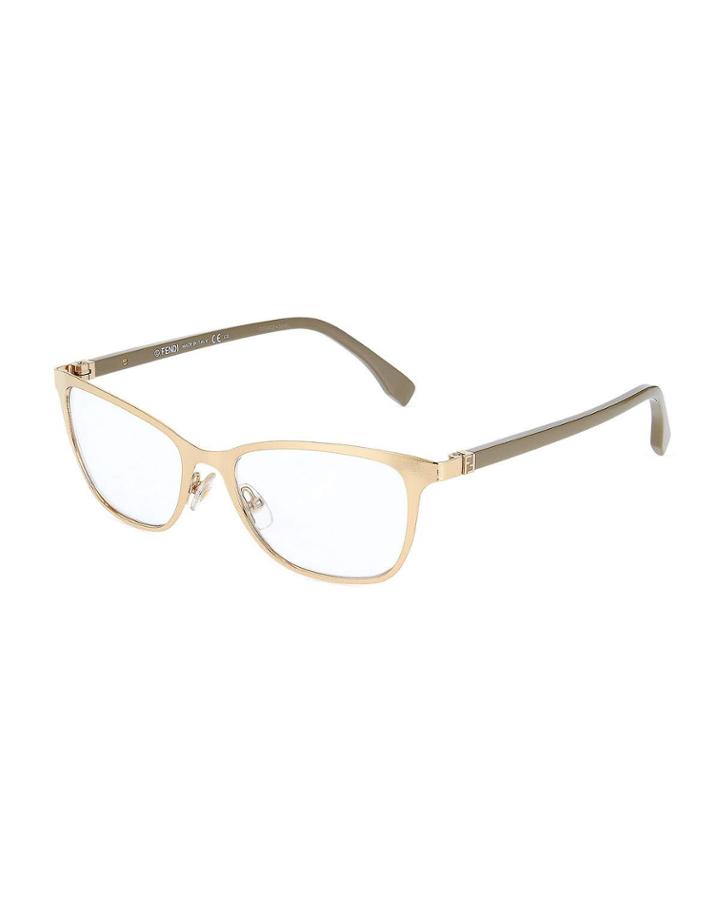 Metal/acetate Cat-eye Optical Glasses