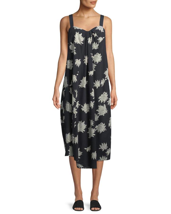 Draped Chrysanthemum Sleeveless