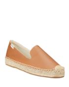 Leather Slip-on Espadrille Smoking