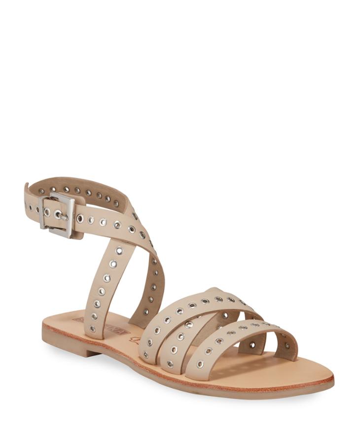 Clash Grommet Leather